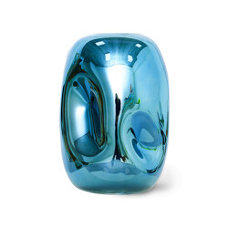Chrome Vase blue