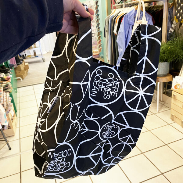 Shopping Bag Ocean L black