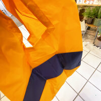 Shopping Bag L Orange/grau