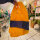 Shopping Bag L Orange/grau
