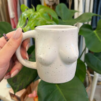 Brust Tasse weiss