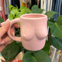 Brust Tasse rosa