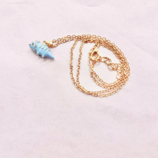 Dino Kette hellblau