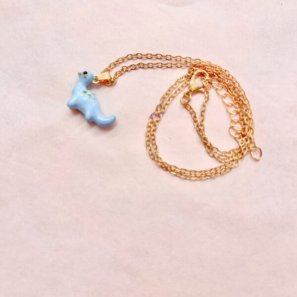 Dino Kette hellblau Nr8