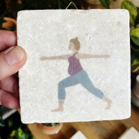 Steinbilder Evimstore Yoga Dame