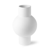 Matt weisse Vase