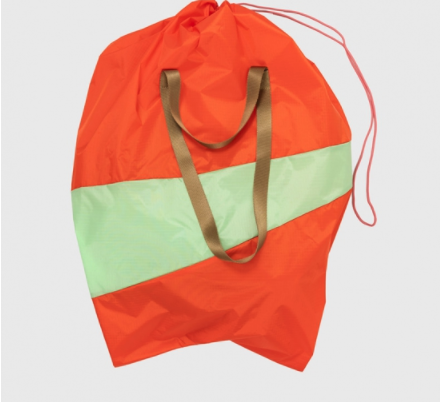 TRash Bag orange/hellgr&uuml;n
