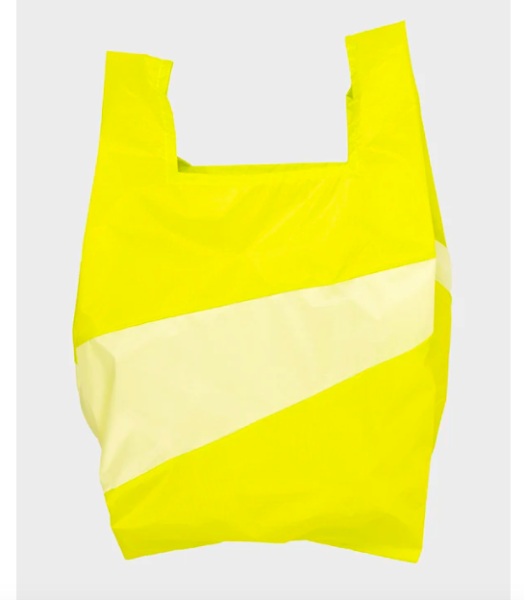 Shopping Bag M gelb/neon