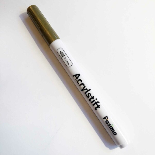 Gold Acylstift klein